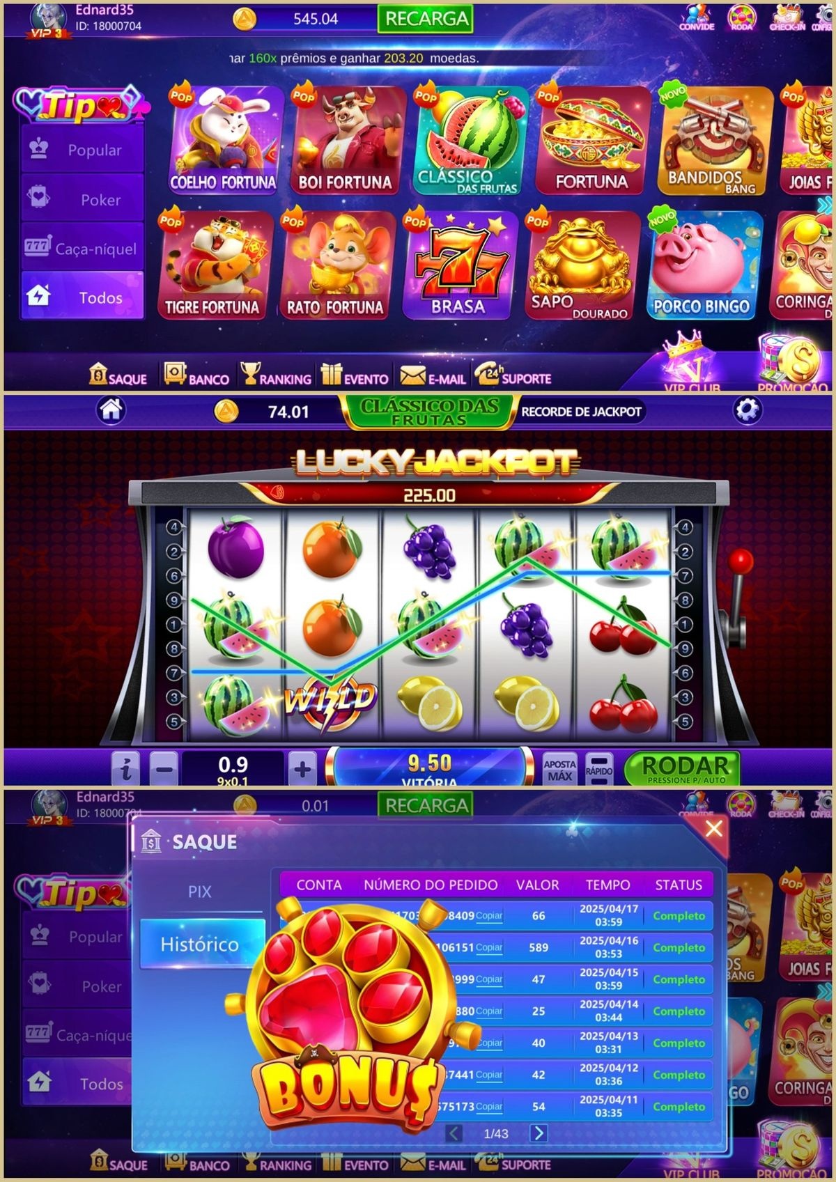 777 casino login game